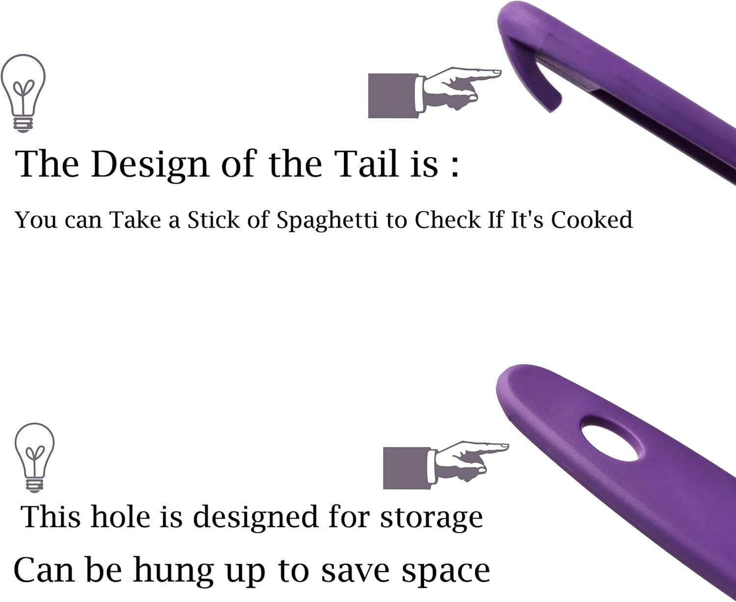 Large Measure Portion Control Spaghetti Spoon Tool - Image 5