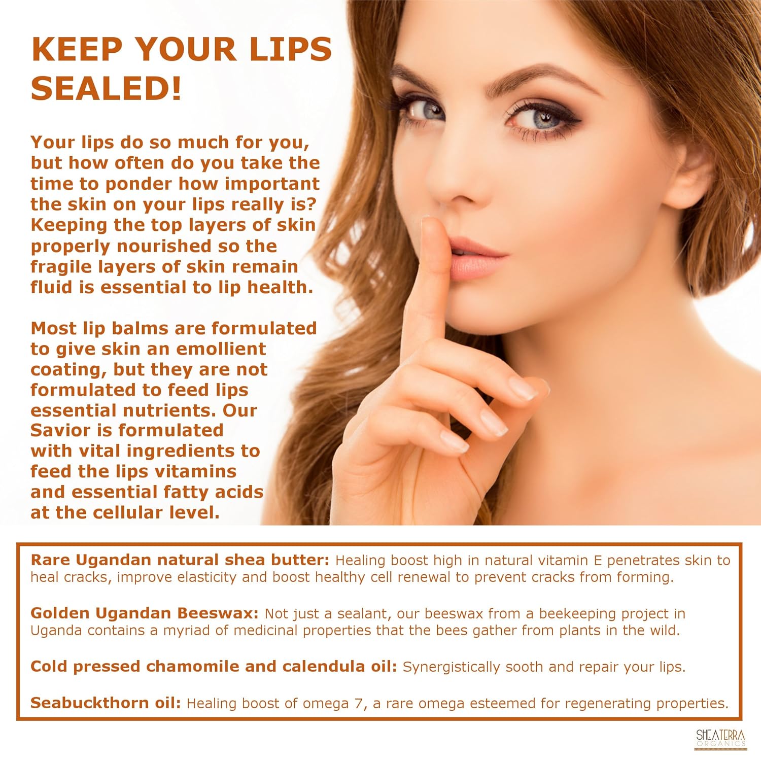 Shea Terra Organics E Lip Savior Lip Balm - Image 7