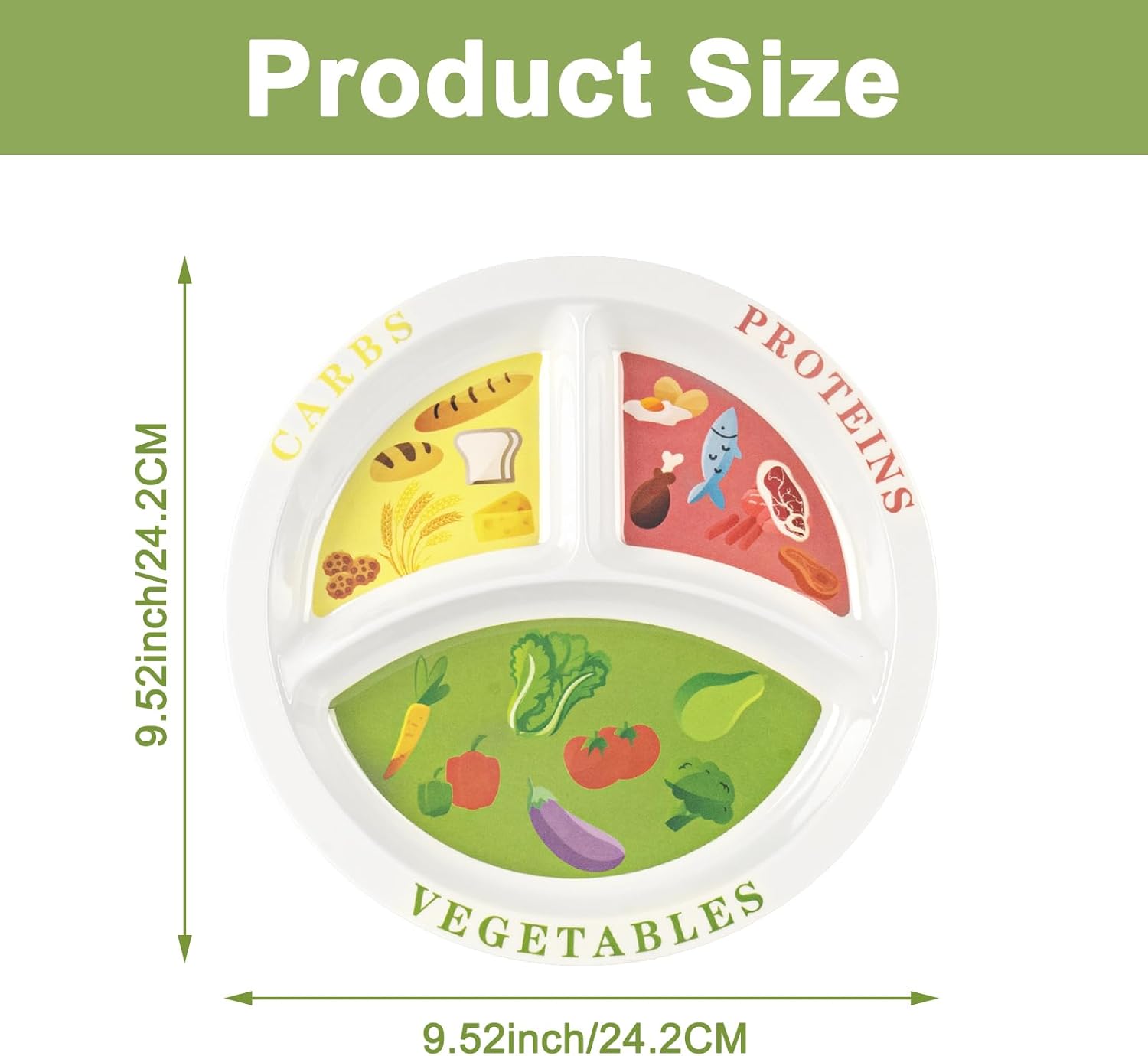 Portion Control Plate for Healthy Eating - Image 3