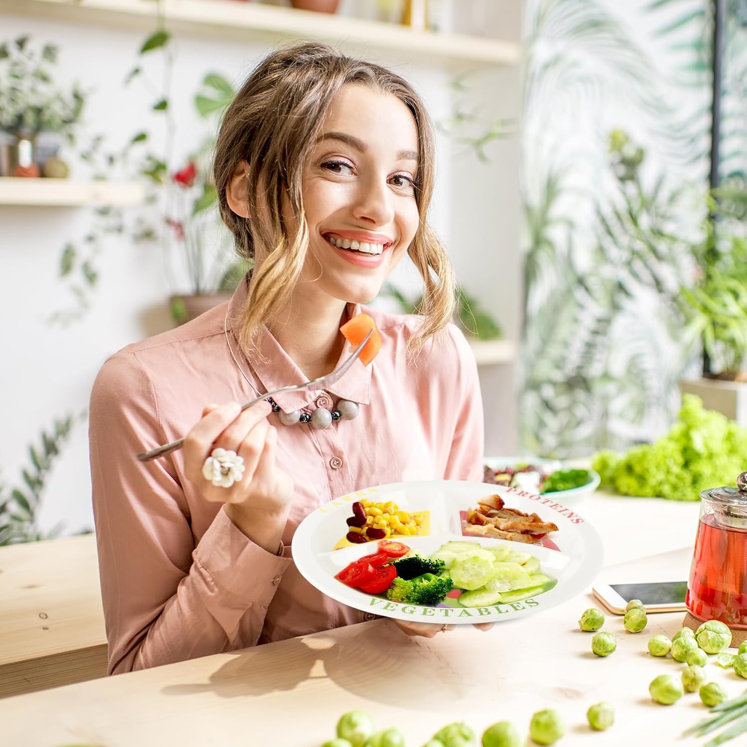 Portion Control Plate for Healthy Eating - Image 8