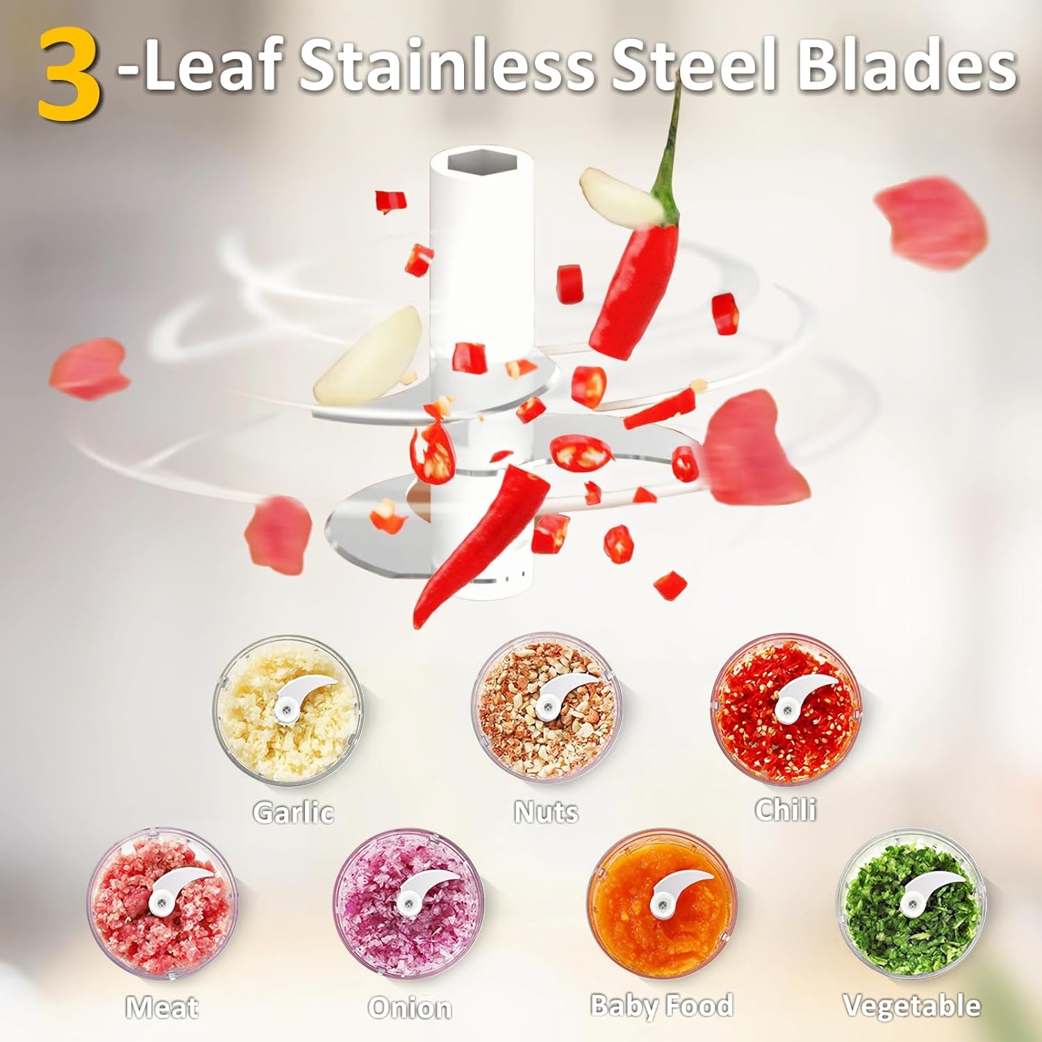 Cordless Mini Food Chopper - Image 4