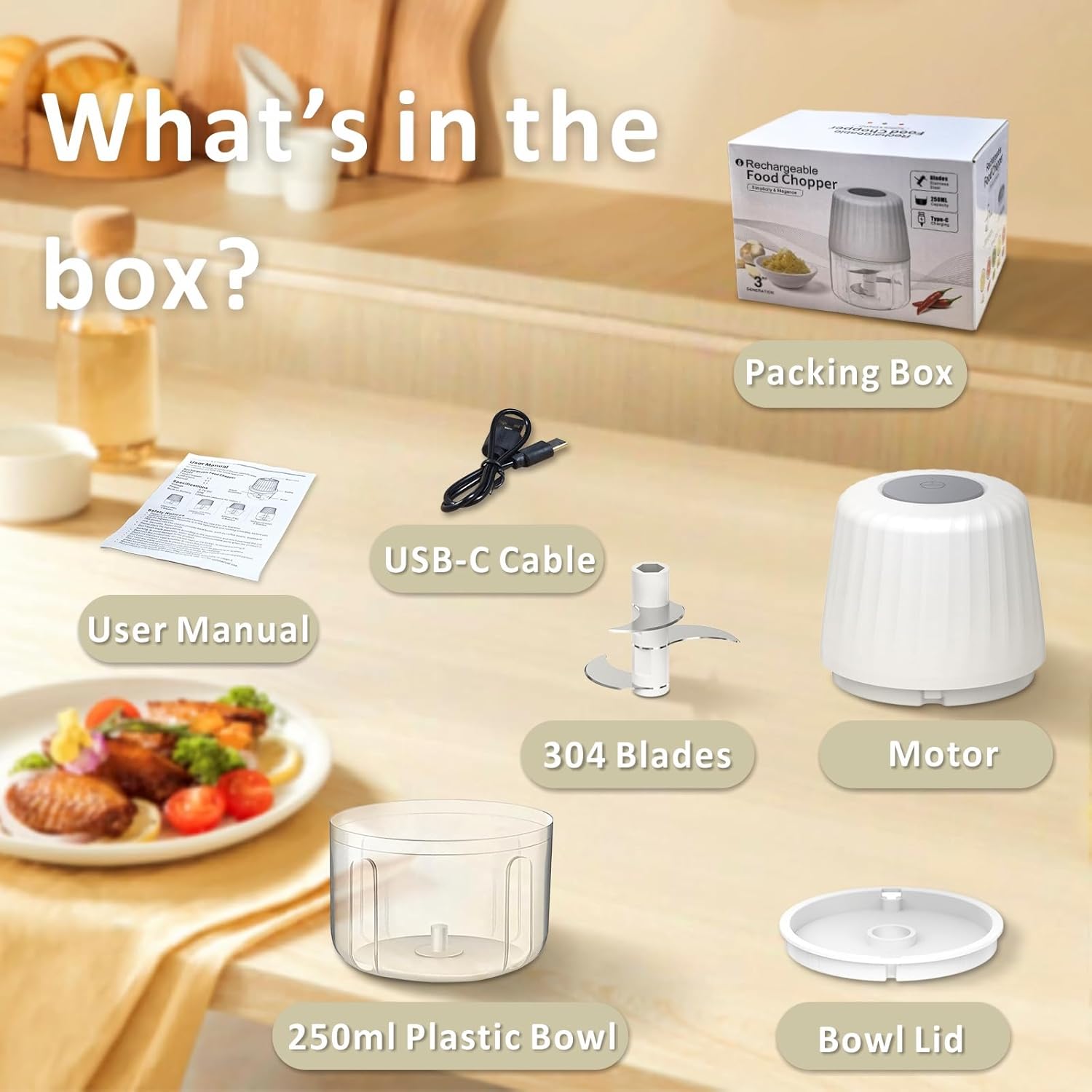 Cordless Mini Food Chopper - Image 8