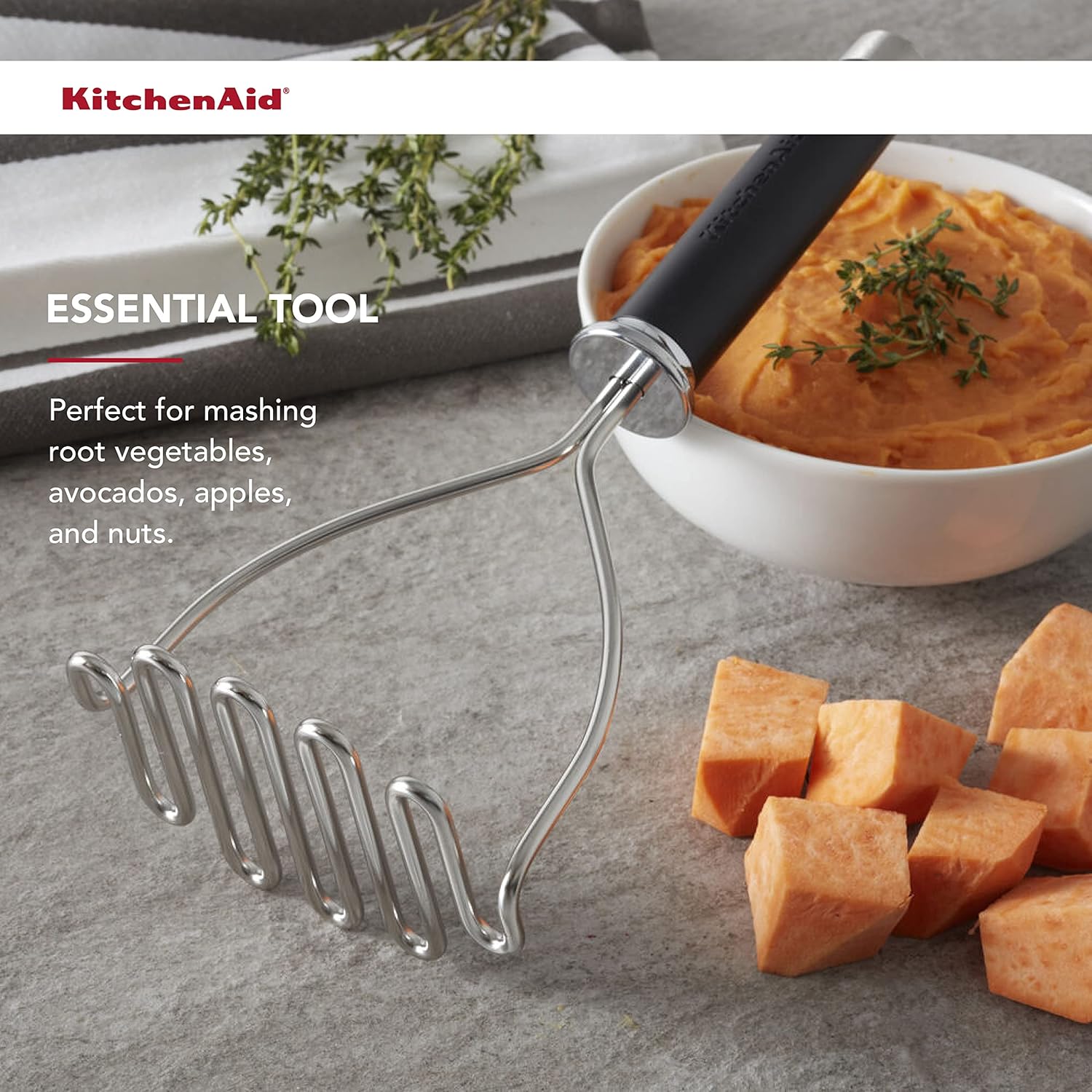 KitchenAid Stainless Steel Masher - Image 6