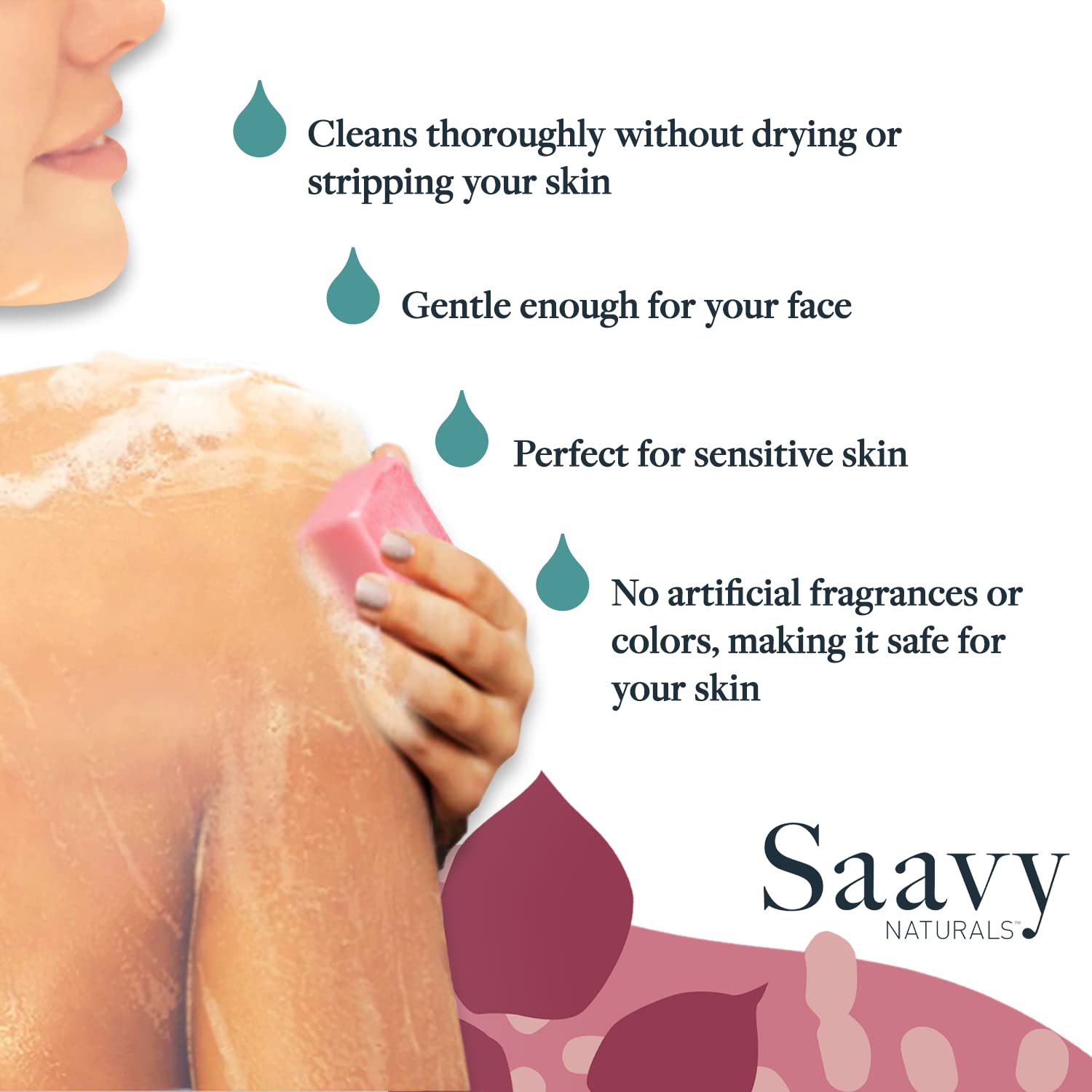 Saavy Naturals Handmade Body Soap Bars - Image 8