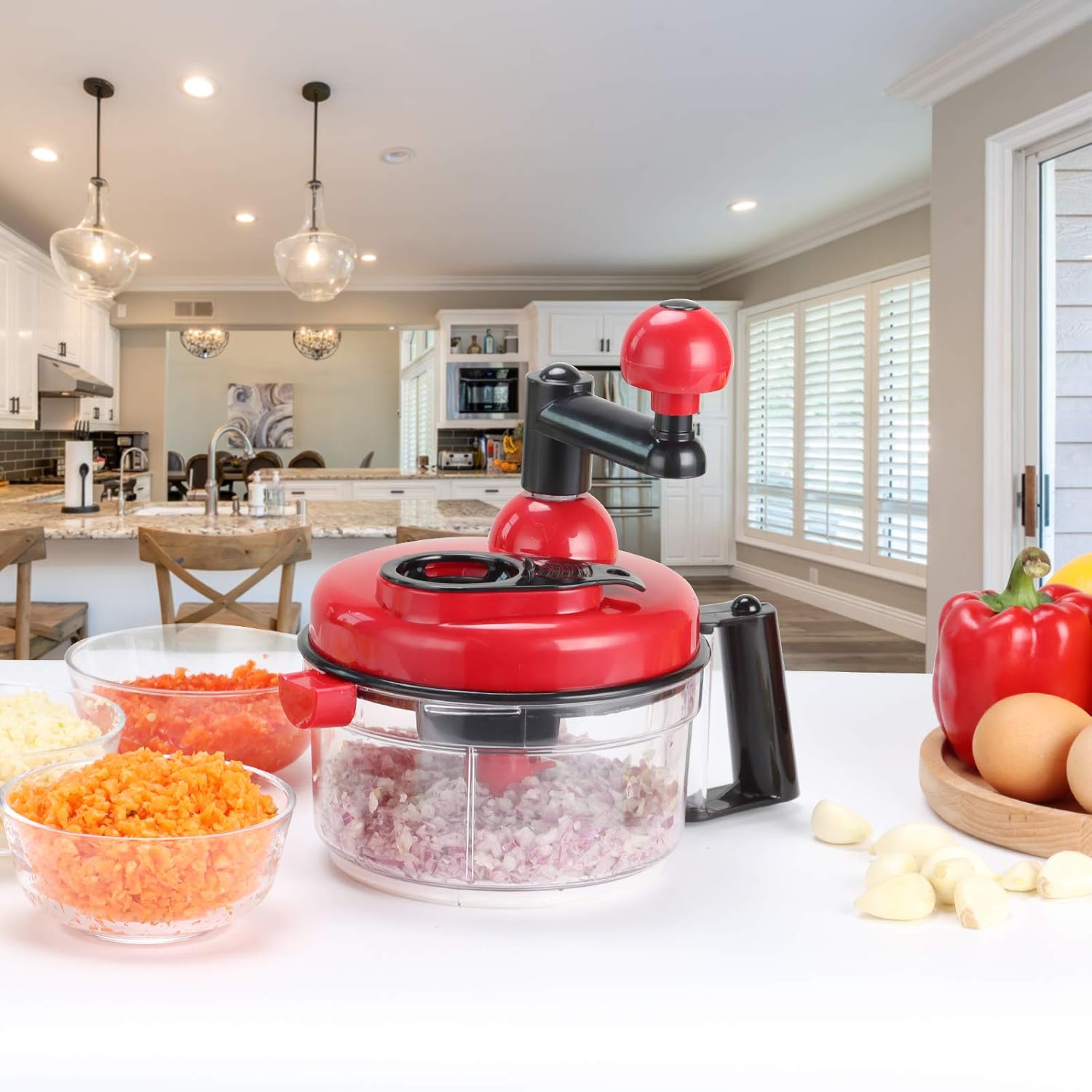 Cambom Manual Food Chopper Vegetable Chopper Hand Food Processor - Image 7