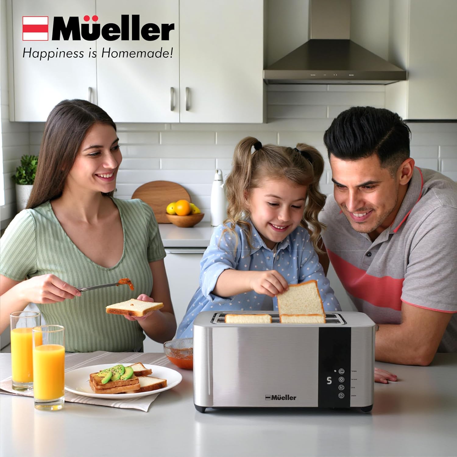 Mueller UltraToast Stainless Steel 4 Slice Toaster - Image 4