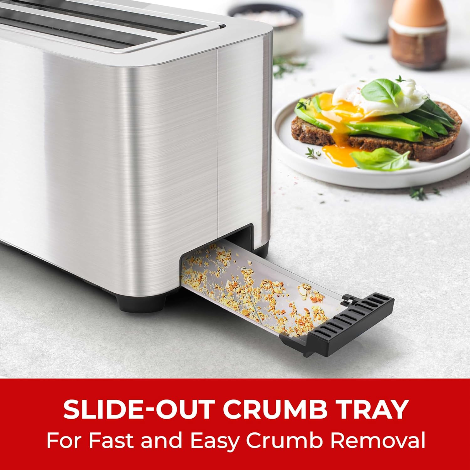 Mueller UltraToast Stainless Steel 4 Slice Toaster - Image 8