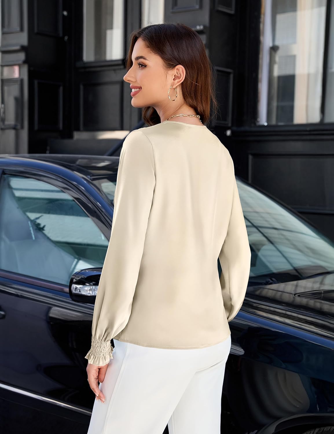 Womens Business Casual Blouse - Image 6