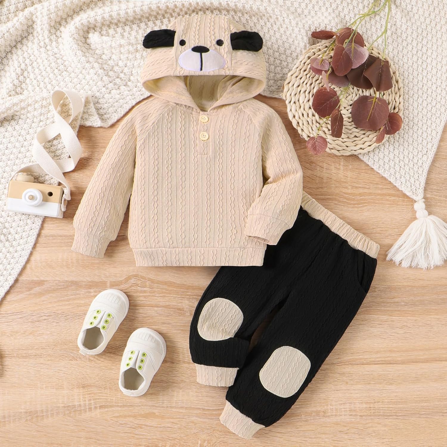 Cute Dog Hooded Sweatshirt Outfit - Image 3