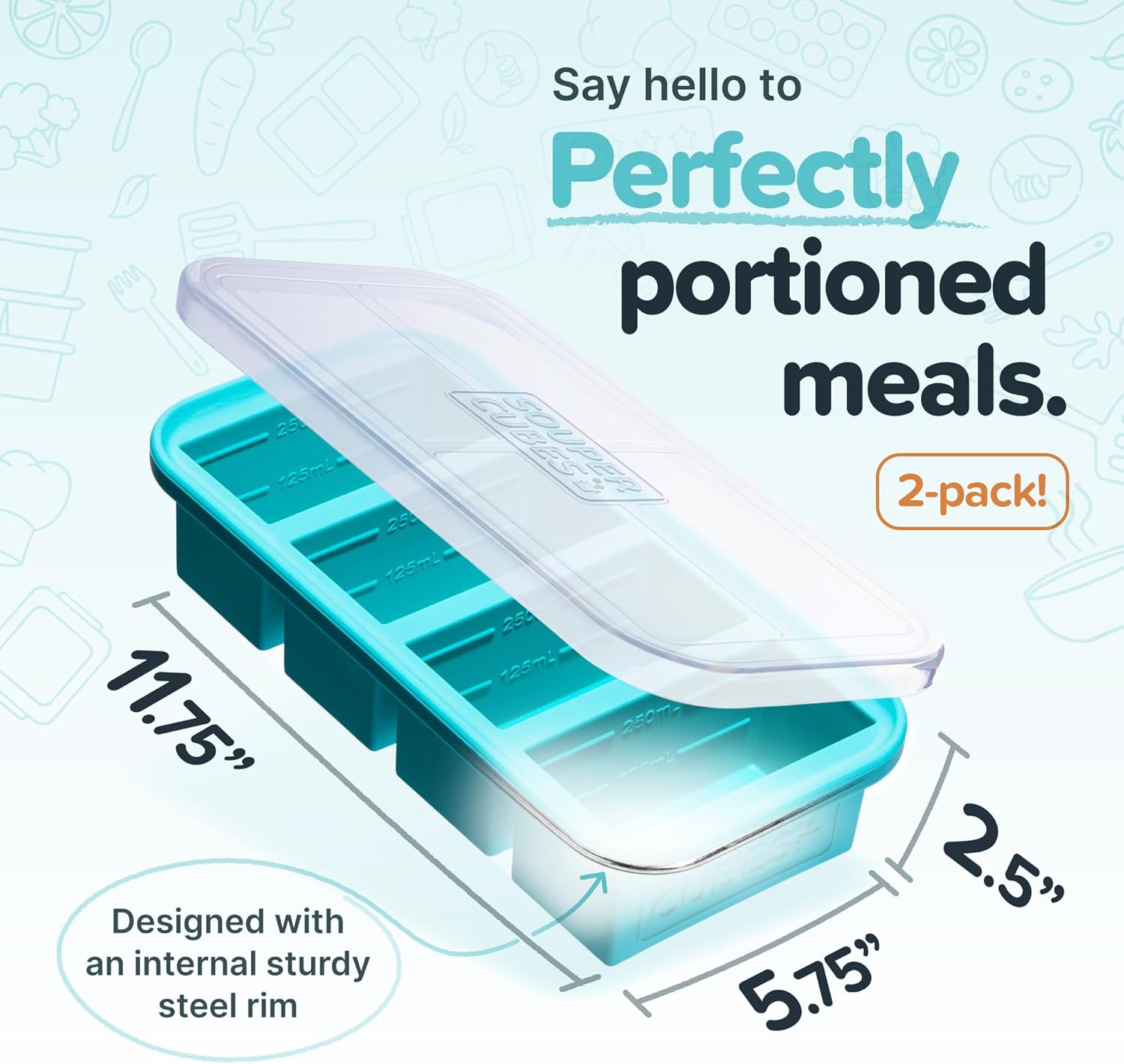 Souper Cubes Silicone Soup Freezer Molds - Image 3