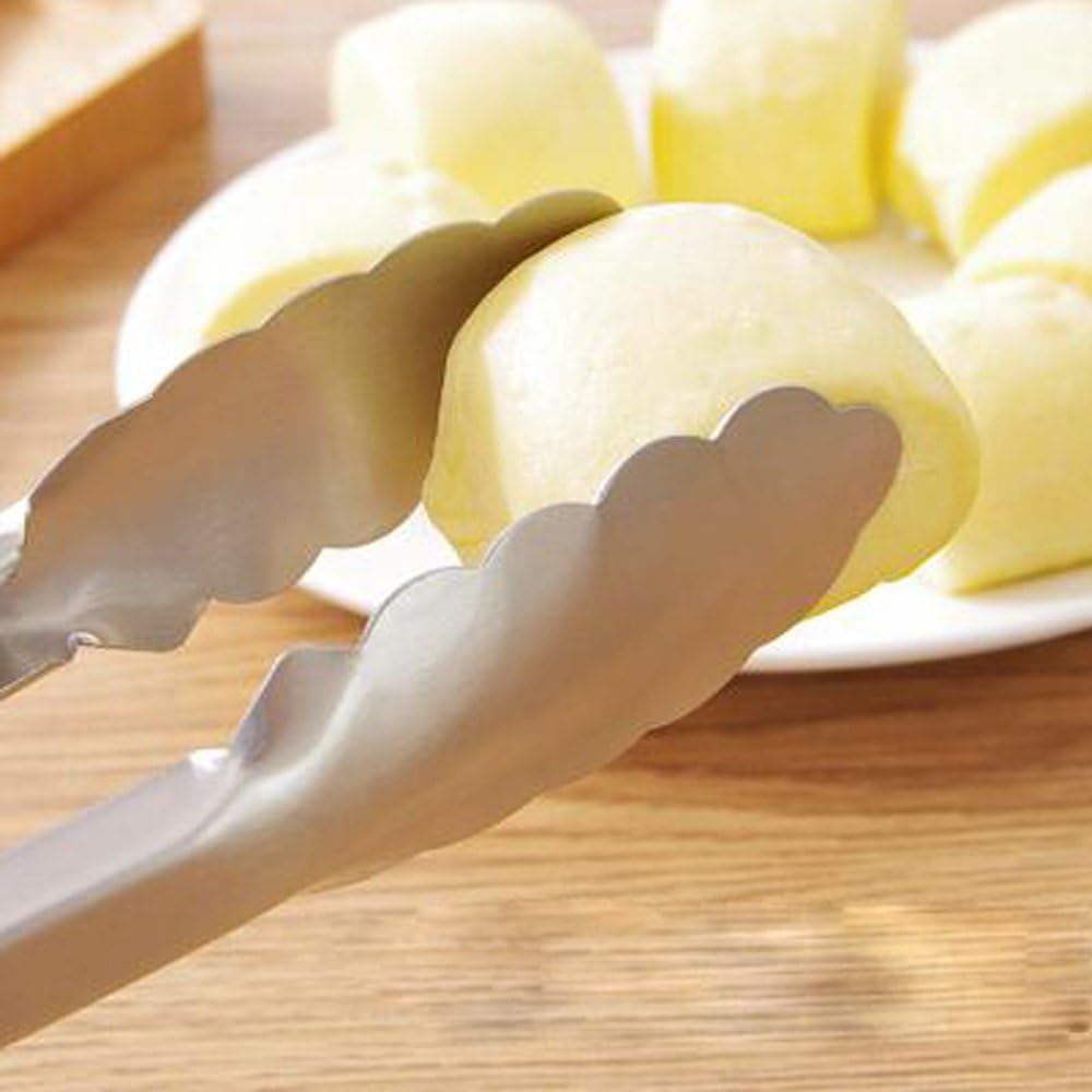 Stainless Steel Kitchen Tongs Set - Image 7