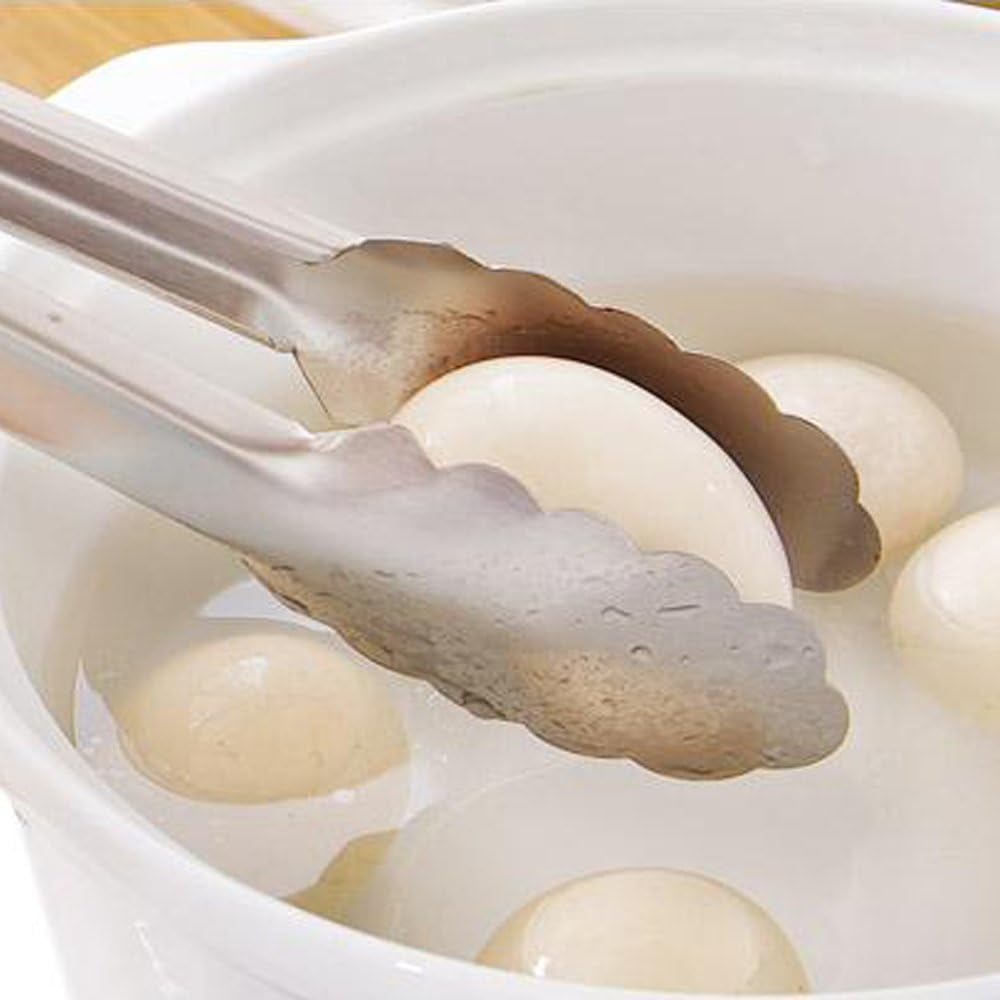 Stainless Steel Kitchen Tongs Set - Image 8