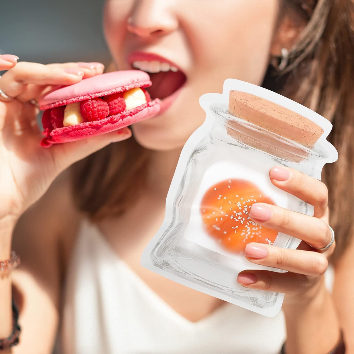 100Pcs Portable Snack Storage Bags - Image 4