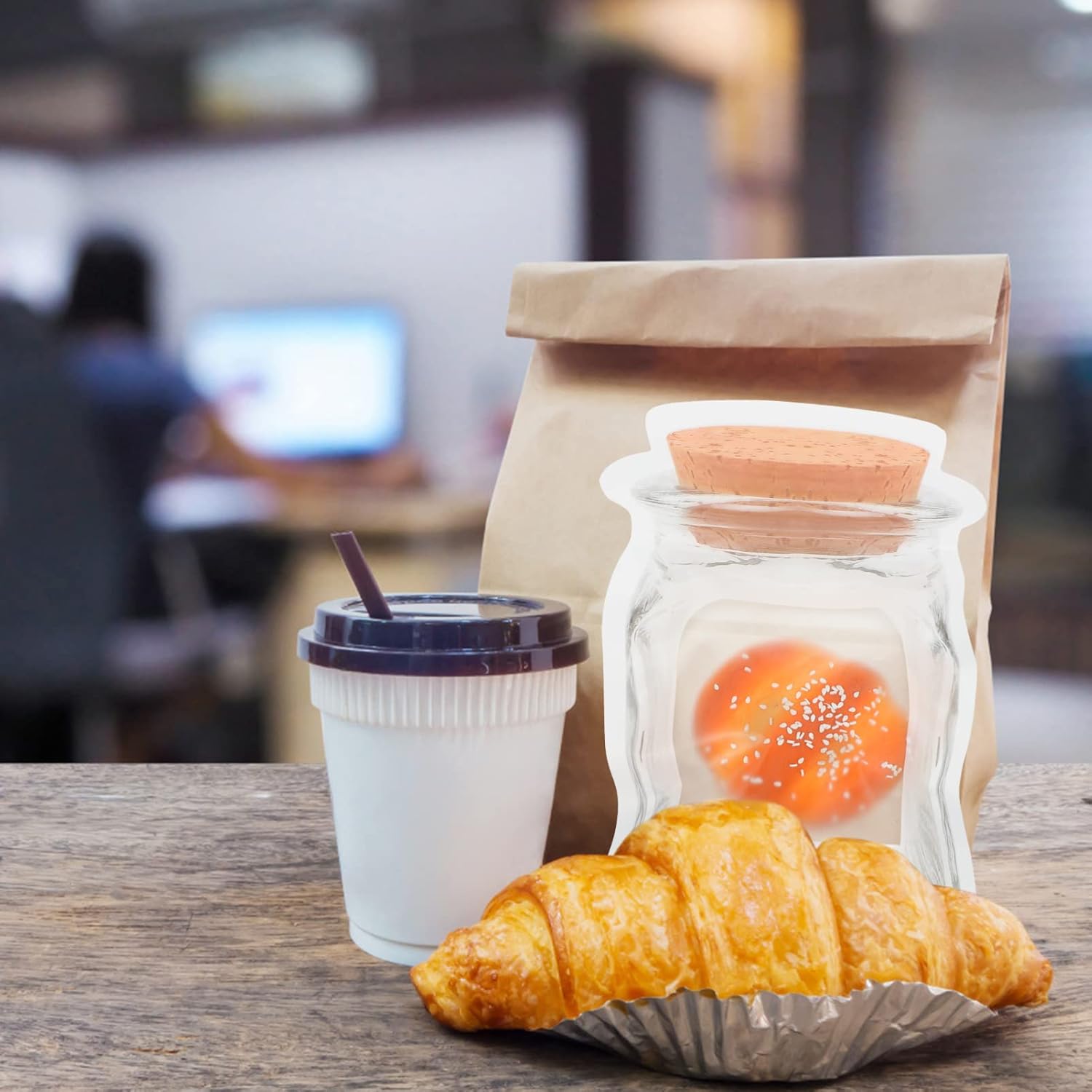 100Pcs Portable Snack Storage Bags - Image 8