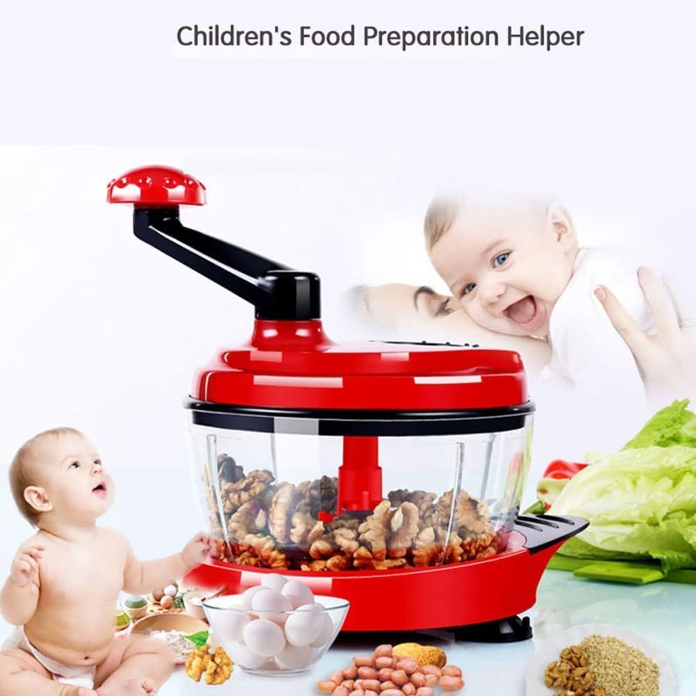 Manual Food Processor and Chopper for Vegetables Meat Fruits Nuts Herbs Onions - Image 3