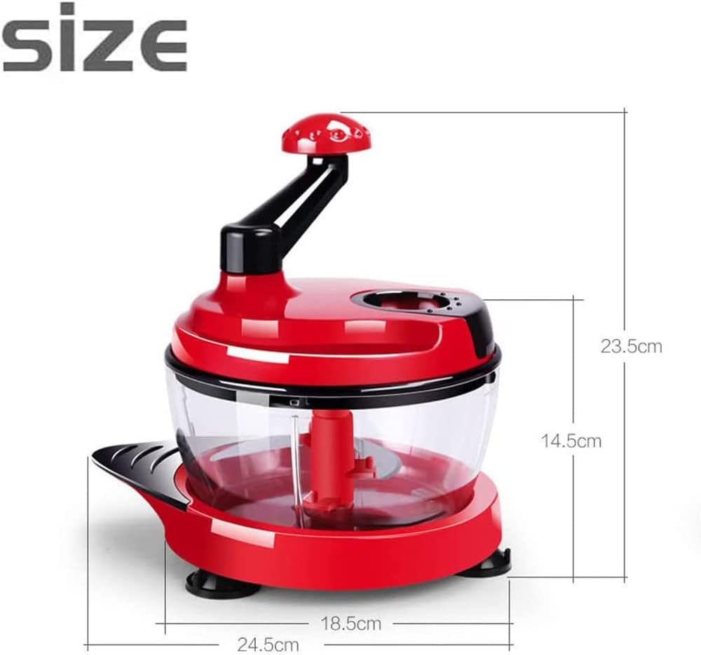 Manual Food Processor and Chopper for Vegetables Meat Fruits Nuts Herbs Onions - Image 4