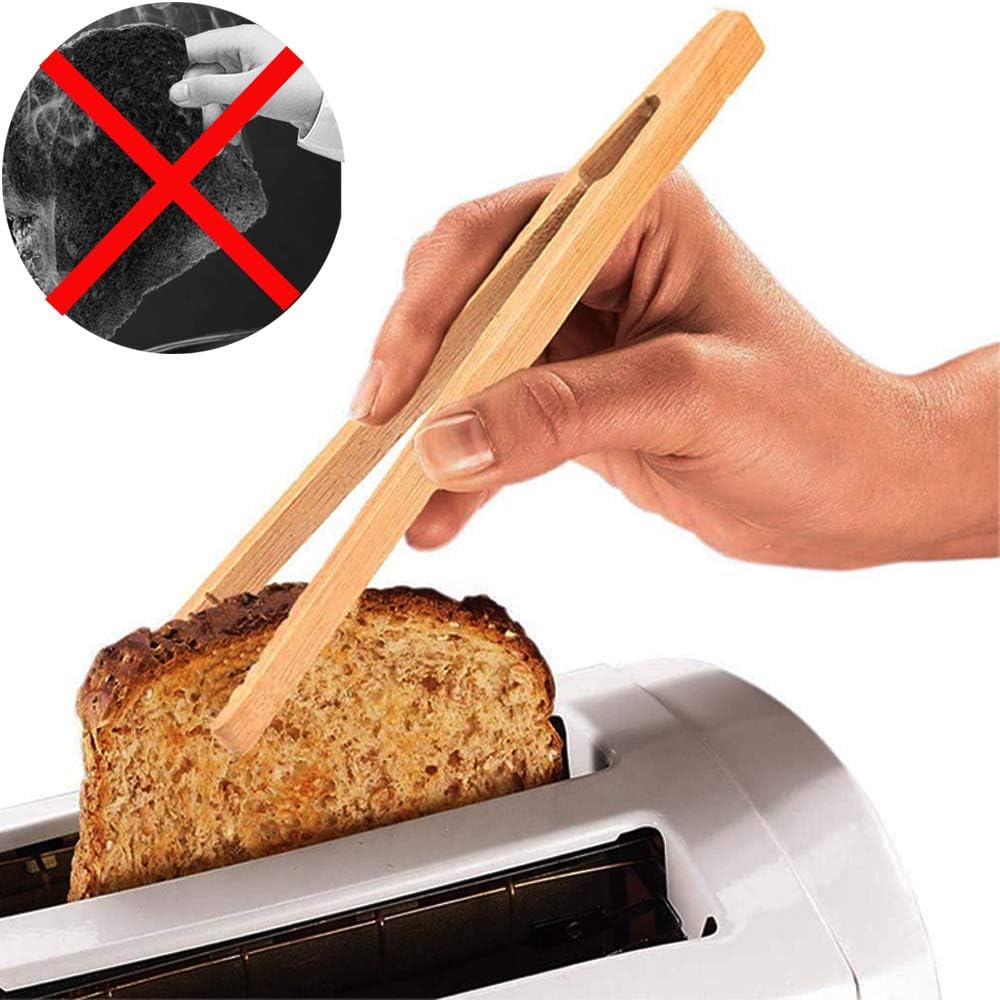 Bamboo Toaster Tongs - Image 6