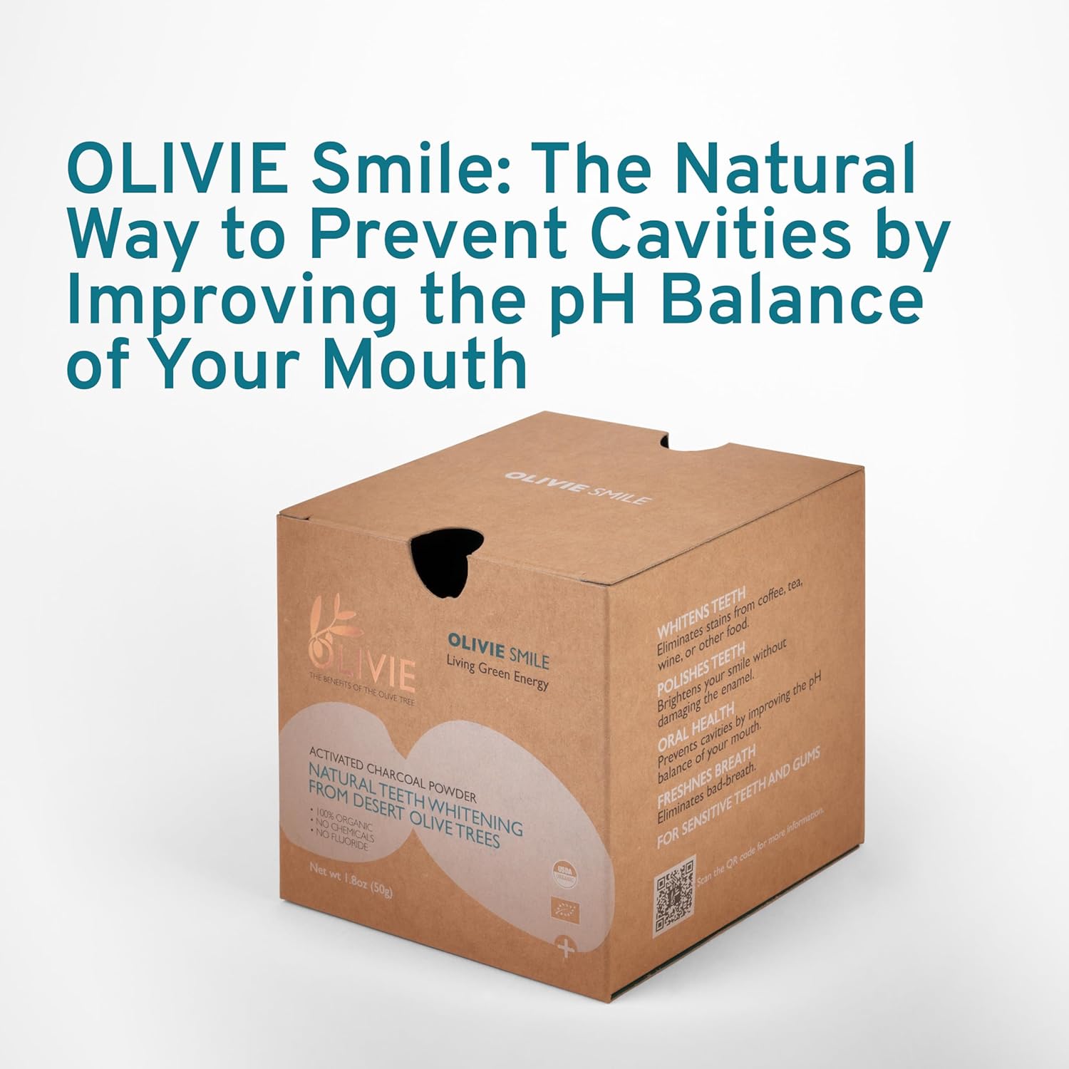 Organic Activated Charcoal Powder for Natural Teeth Whitening - Image 4