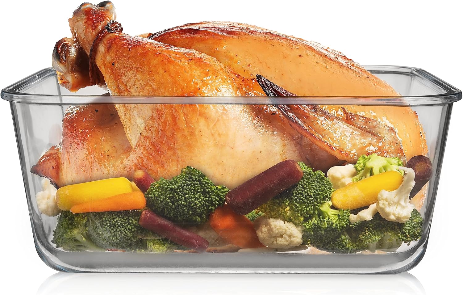 LARGE Glass Food Storage Container with Airtight Locking Lid - Image 8