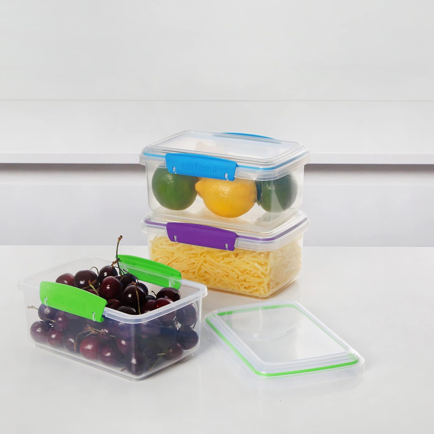 Sistema 1L Polypropylene Food Storage Containers - Image 5