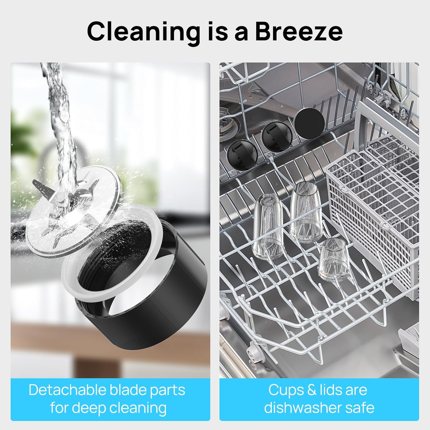 Consciot 11-Piece Blender for Kitchen and Personal Use - Image 8