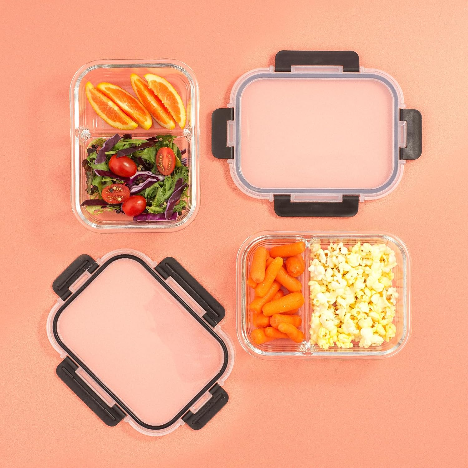 JoyJolt Airtight Glass Meal Prep Containers - Image 5