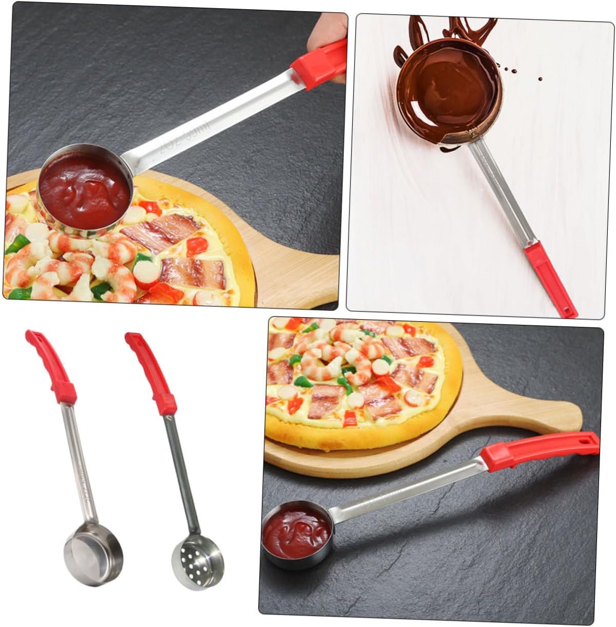 Stainless Steel Pizza Sauce Spoon - Image 4