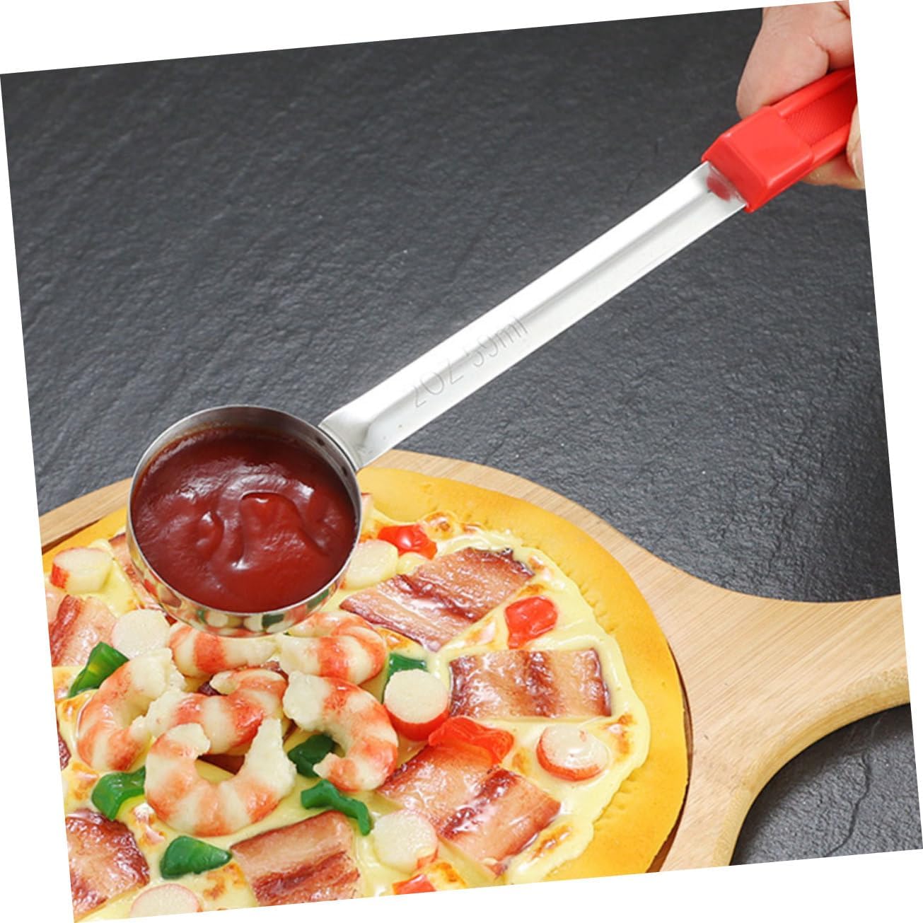 Stainless Steel Pizza Sauce Spoon - Image 7
