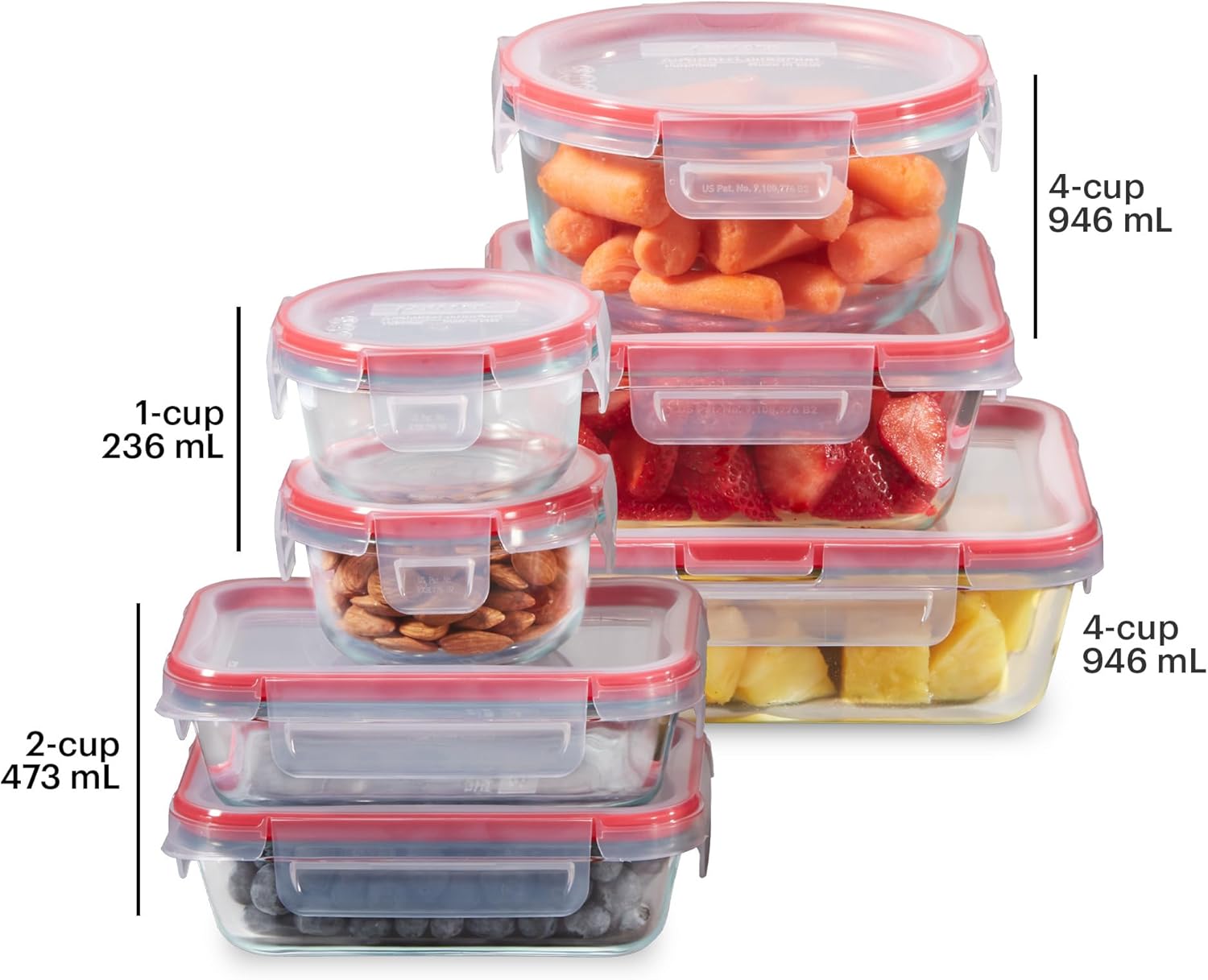 Pyrex Glass Food Storage Containers Set - Image 3