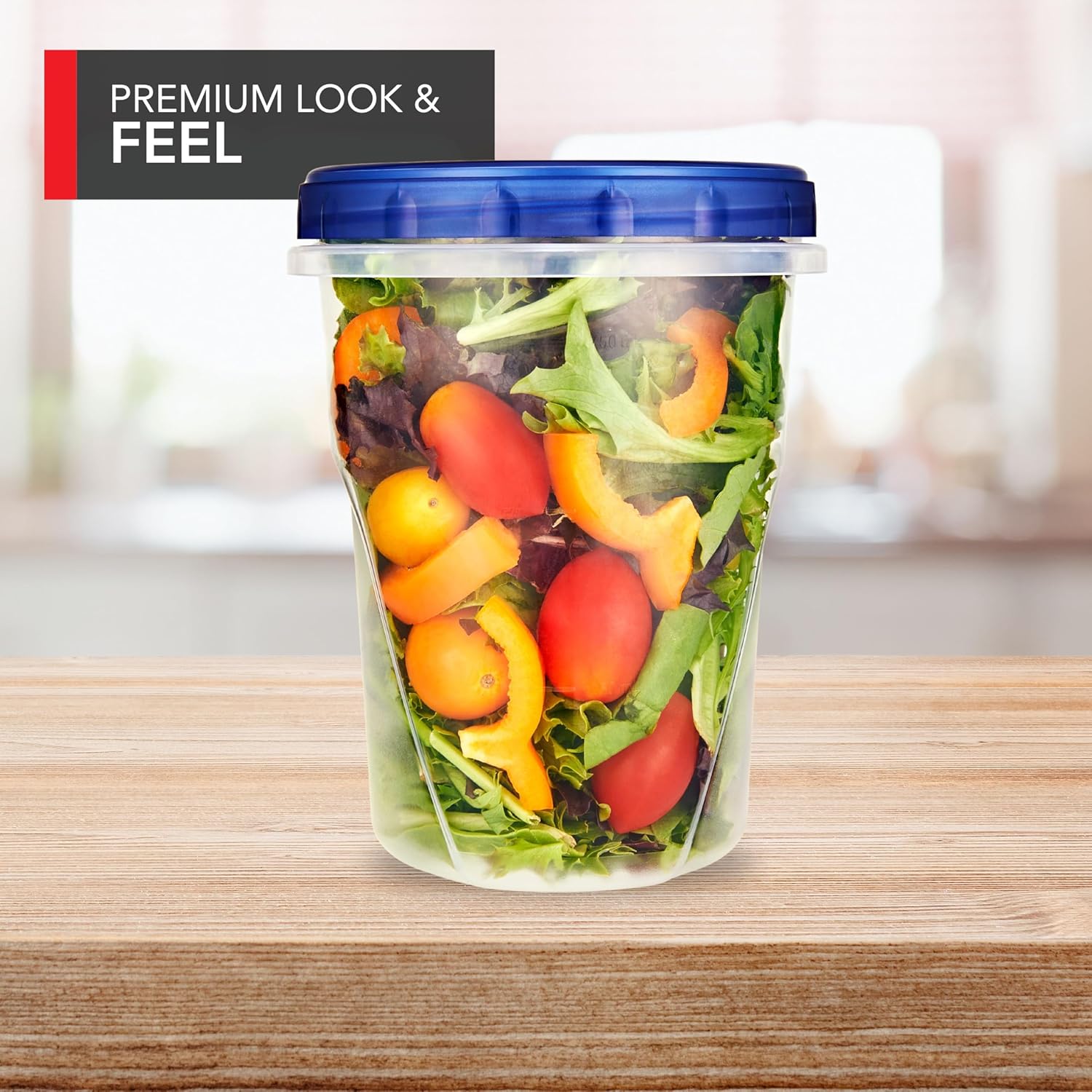 32oz Plastic Containers with Twist Top Lids - Image 4
