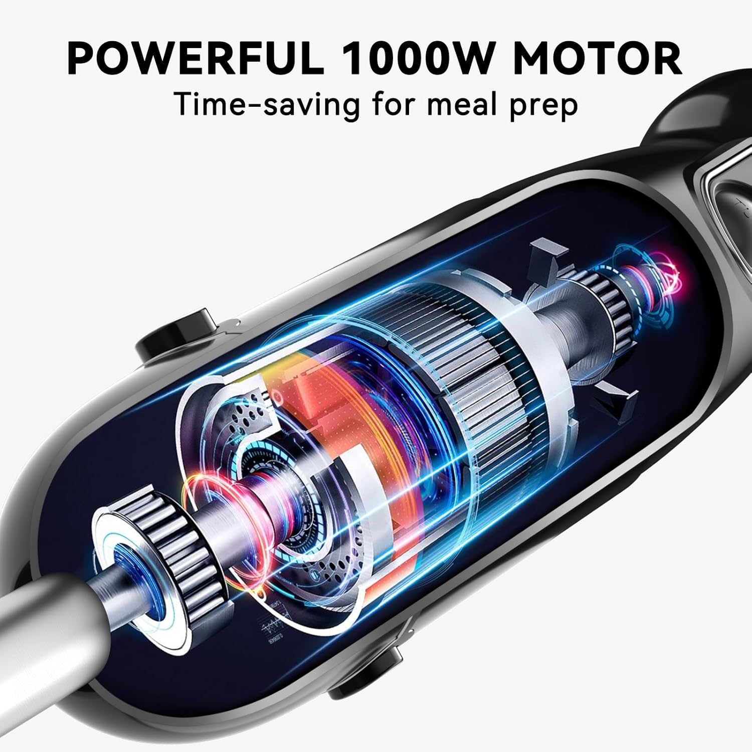 Hand Blender 1000W 5 in 1 Immersion Mixer - Image 4