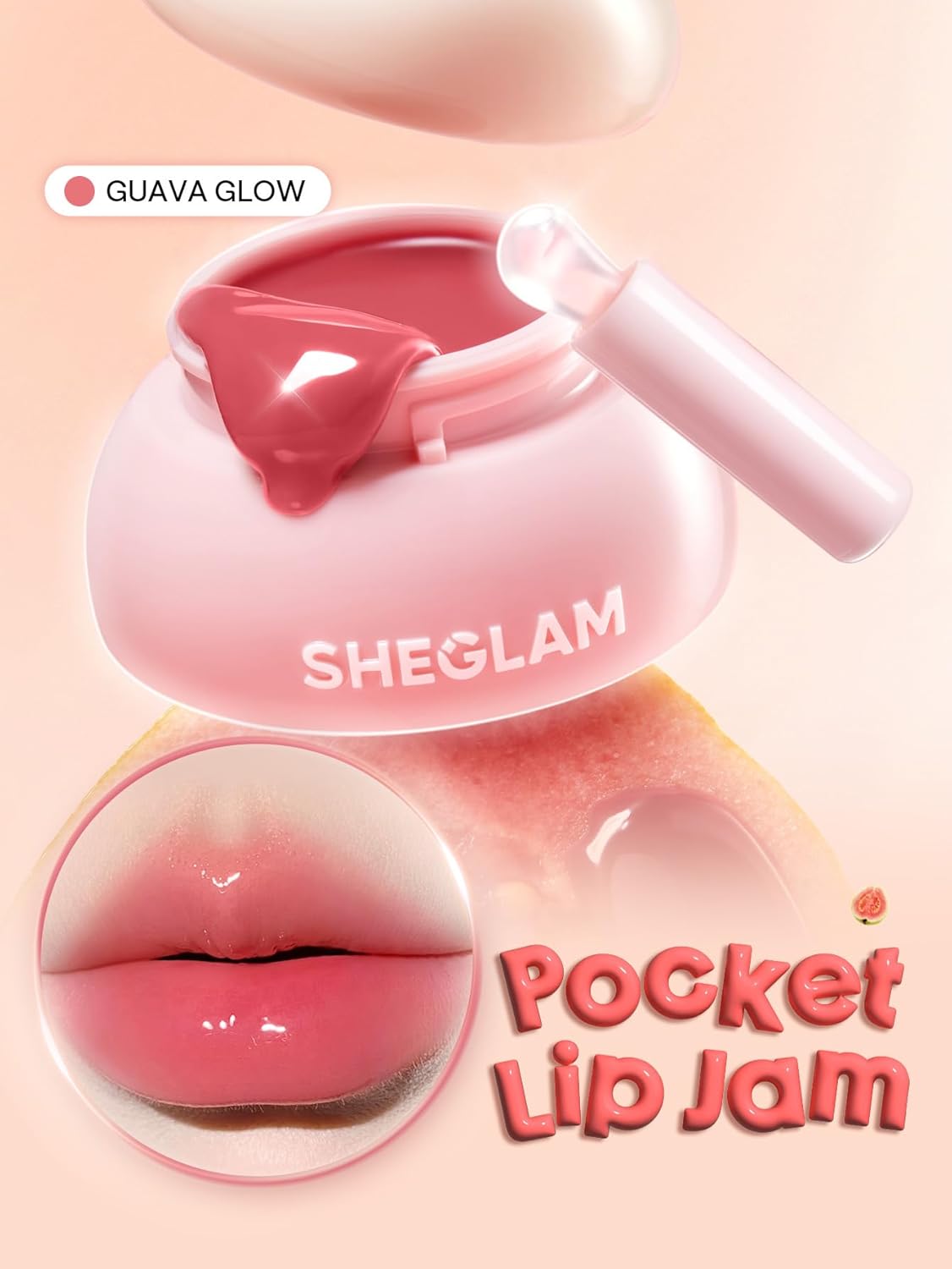 SHEGLAM Guava Glow Hydra Jelly Lip Gloss - Image 3
