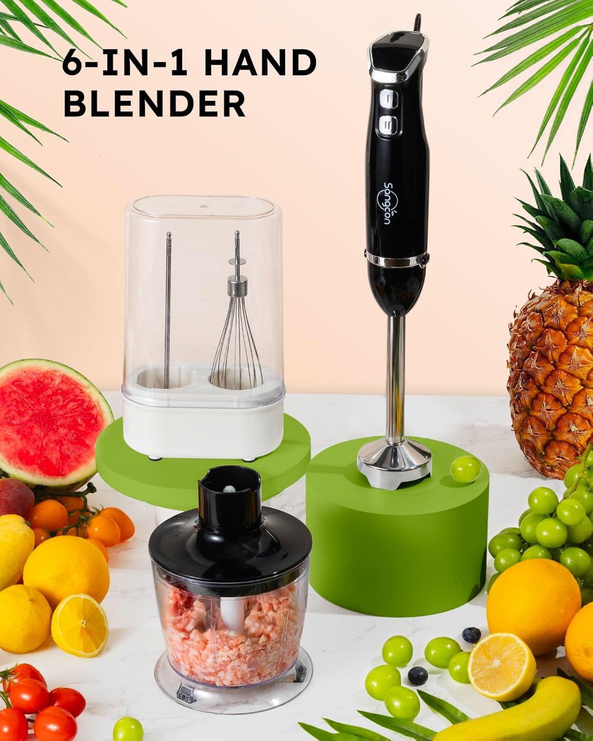 Sangcon 6-in-1 Hand Blender Set - Image 3