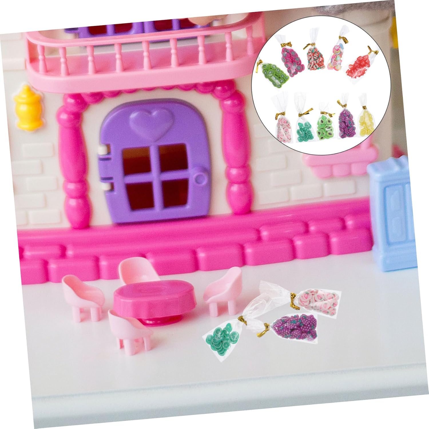 10pcs Realistic Mini Food Snacks Packaged Snack Adornments Miniature Kit - Image 6
