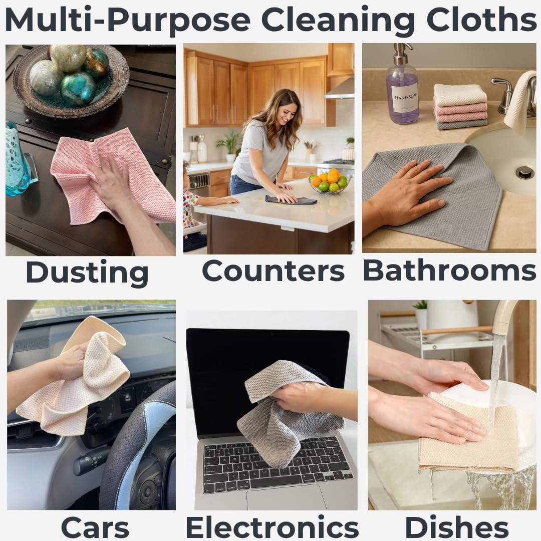 Microfiber Cleaning Cloths 6 Pack - Image 8