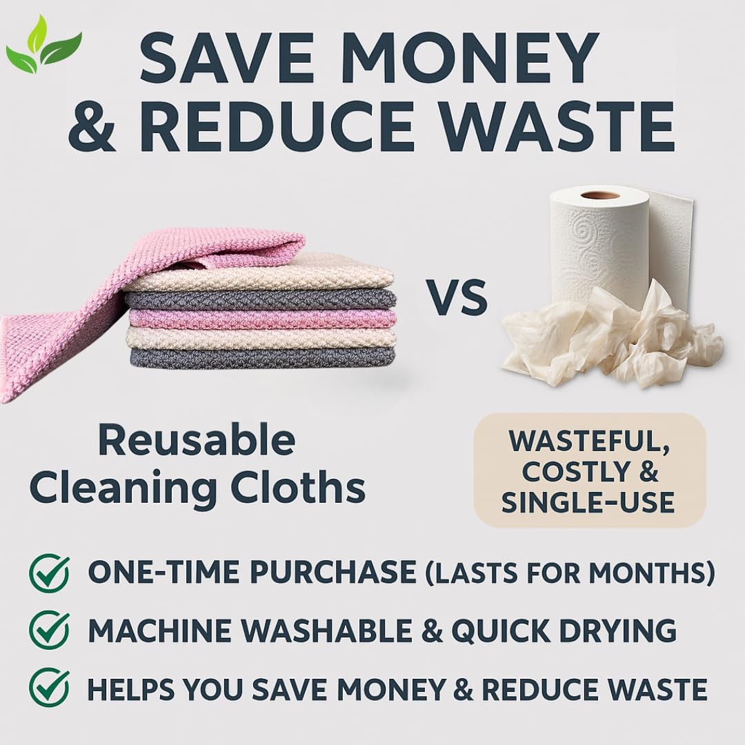 Microfiber Cleaning Cloths 6 Pack - Image 9