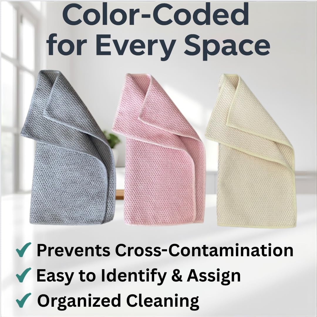 Microfiber Cleaning Cloths 6 Pack - Image 10