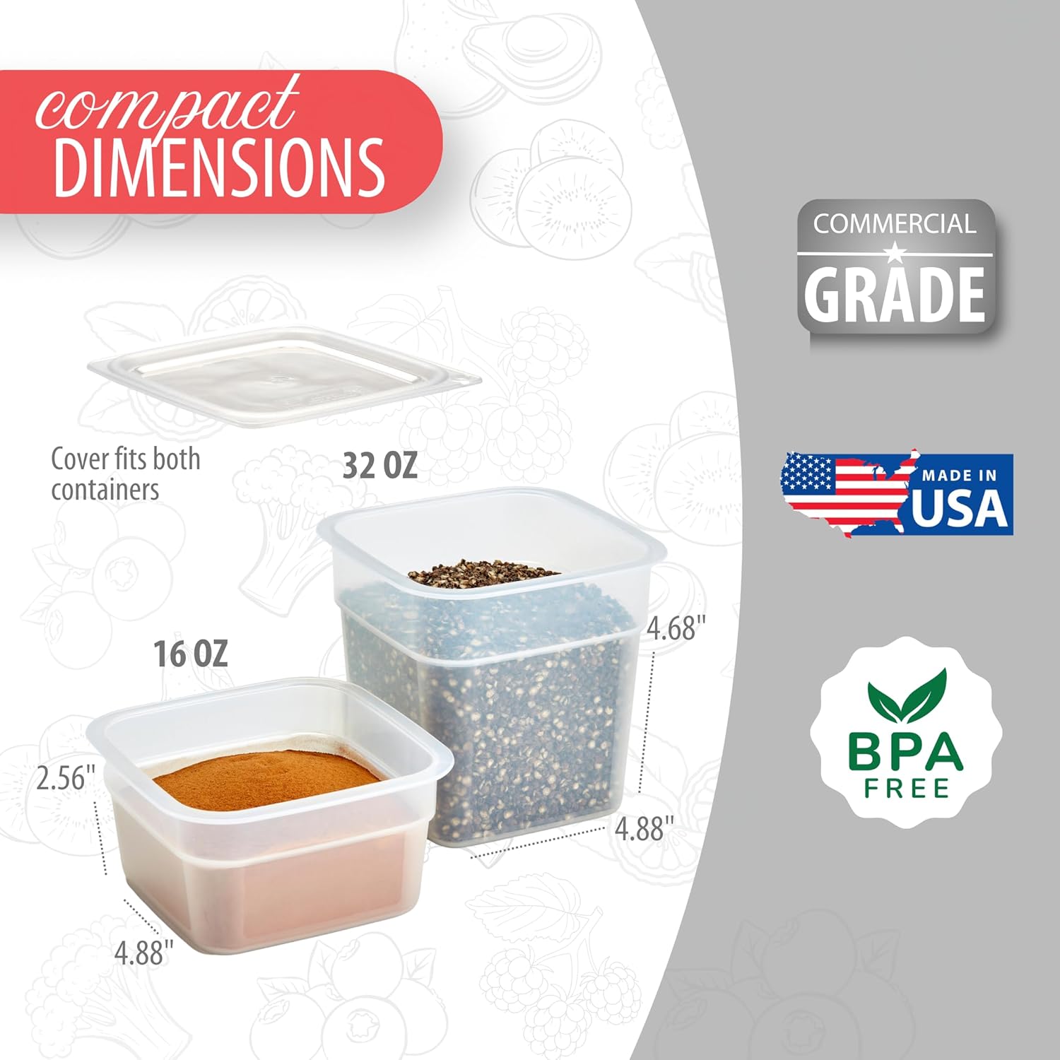 Cambro Microwave Safe Food Storage Containers - Image 4