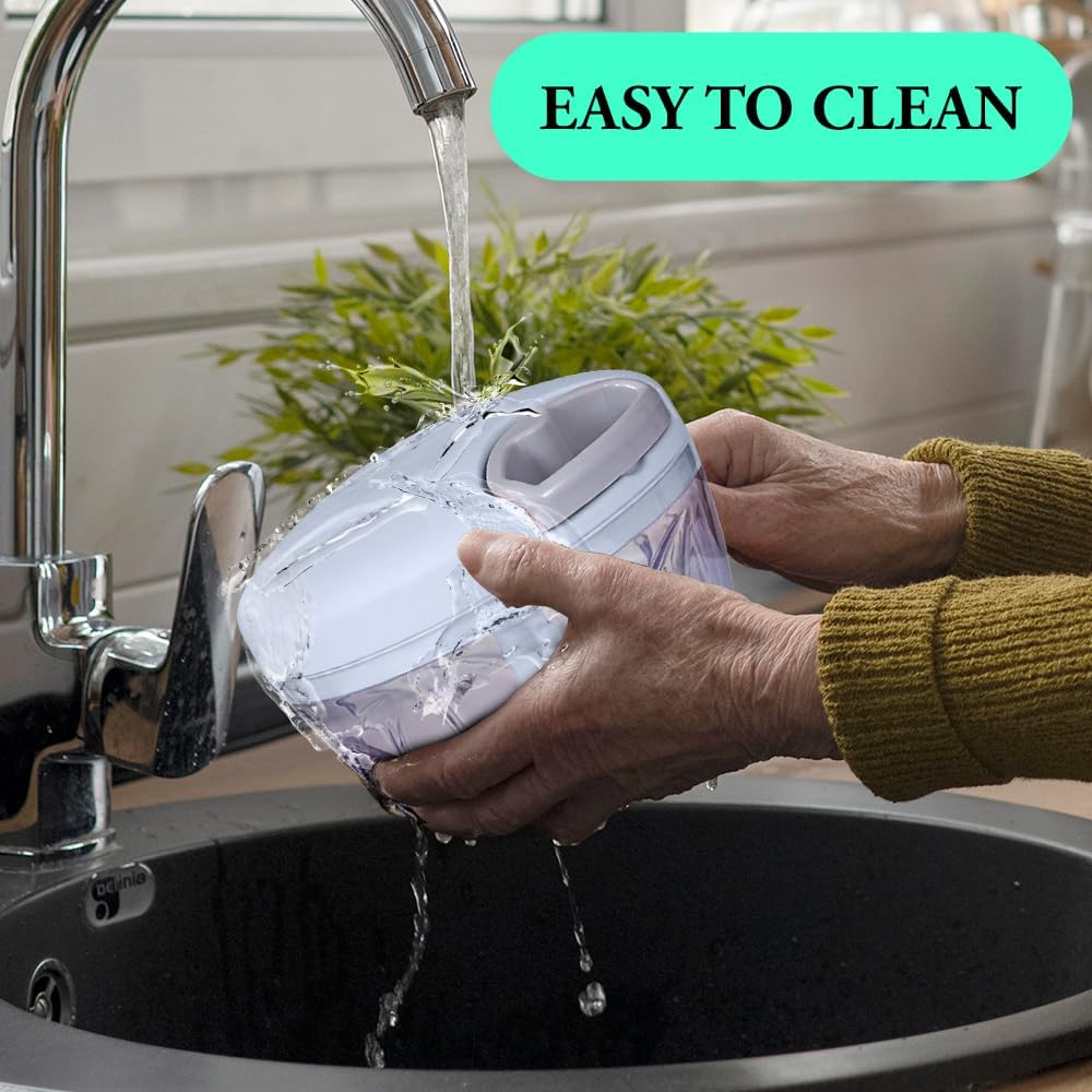 Compact Hand-Powered Food Chopper & Processor - Image 6