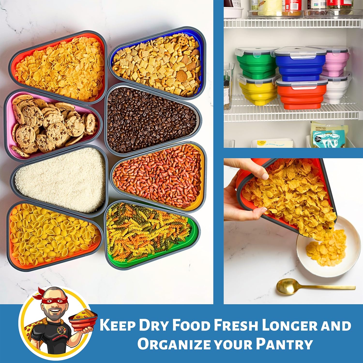 Reusable Pizza Storage Container with Microwavable Trays - Image 10