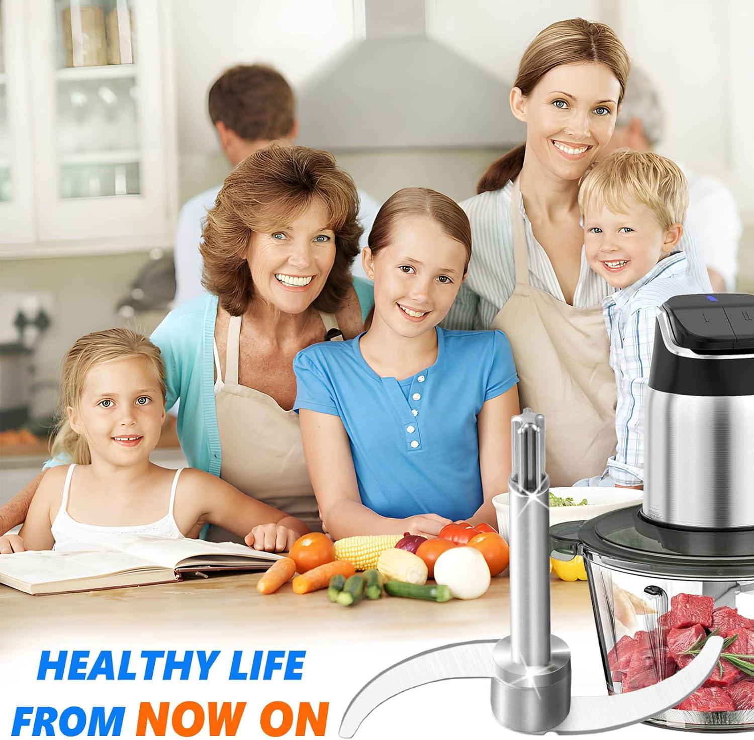 Stainless Steel Chopping Blade for 8 Cup Food Processors - Image 8