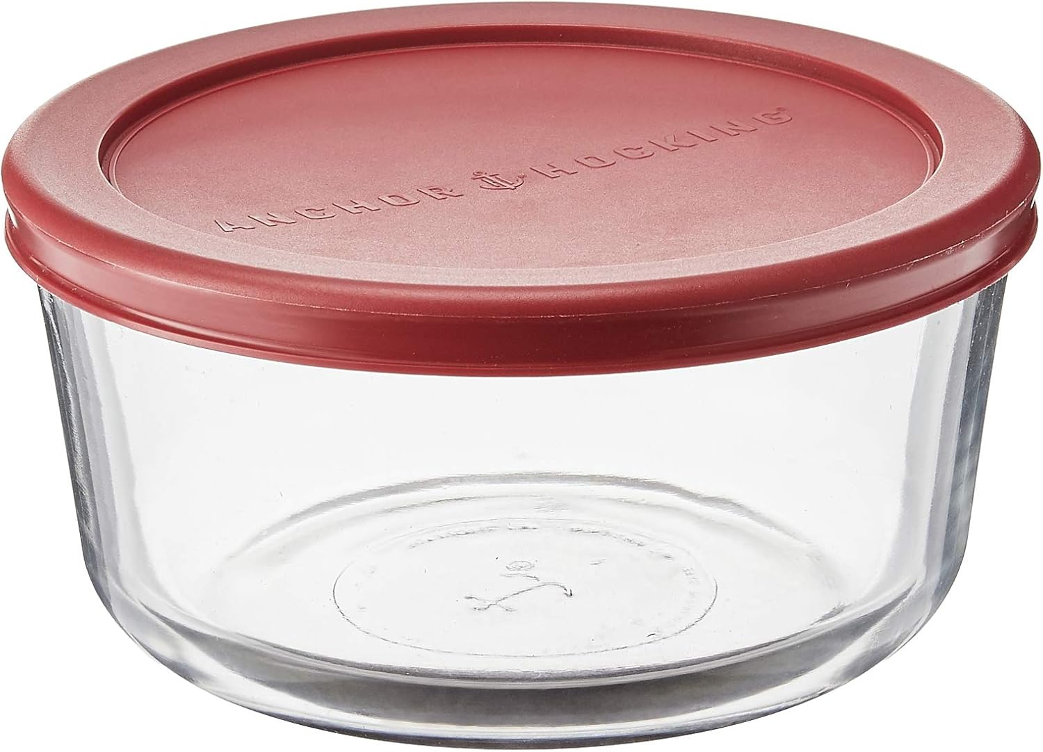 4 Cup Glass Storage Containers with Red Lids - Image 3