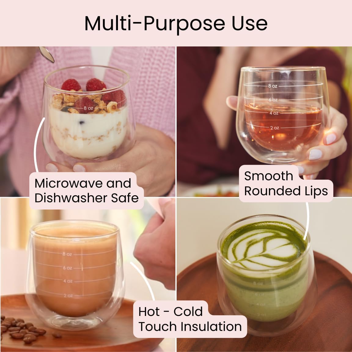 Uba Portion Control Wine Glasses - Image 4