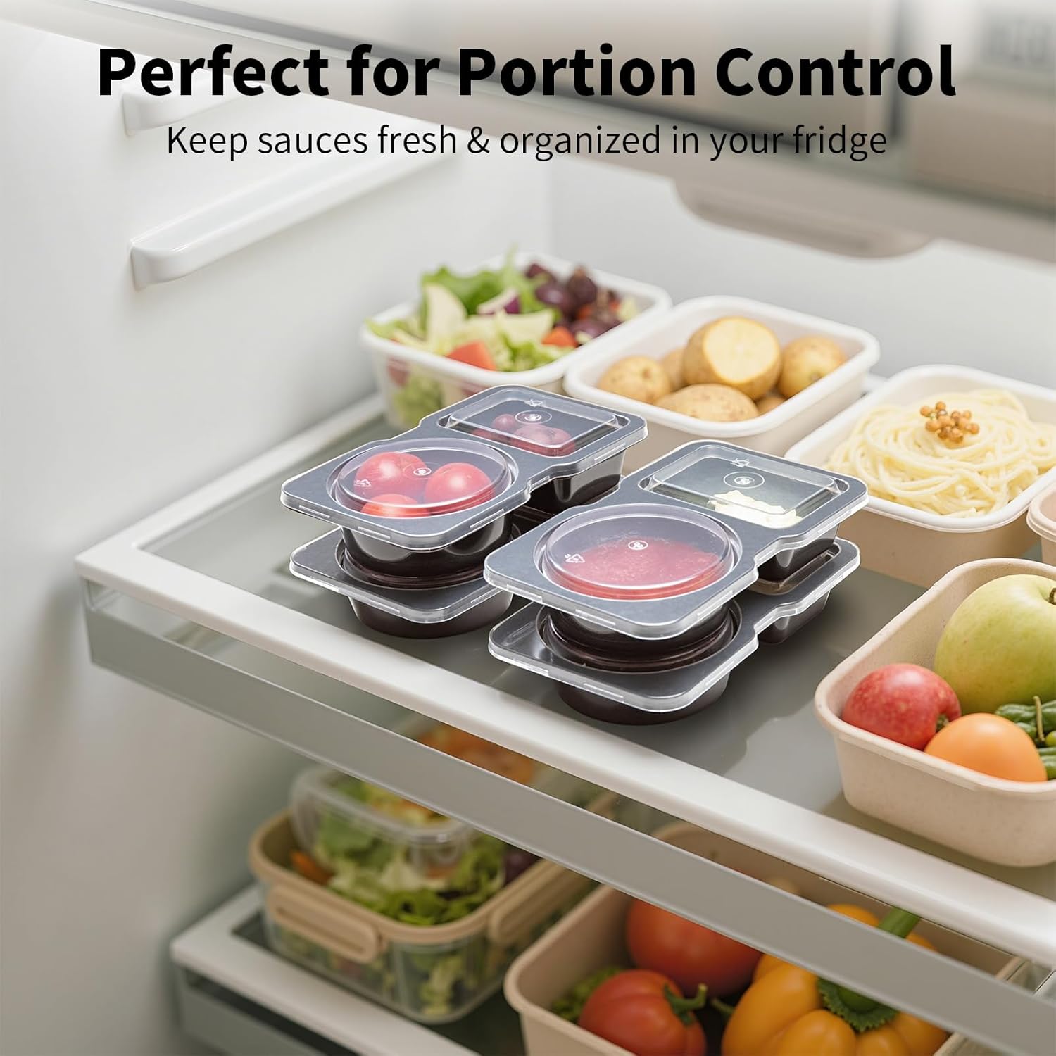 Reusable Snack Containers with Lids and Sporks - Image 8