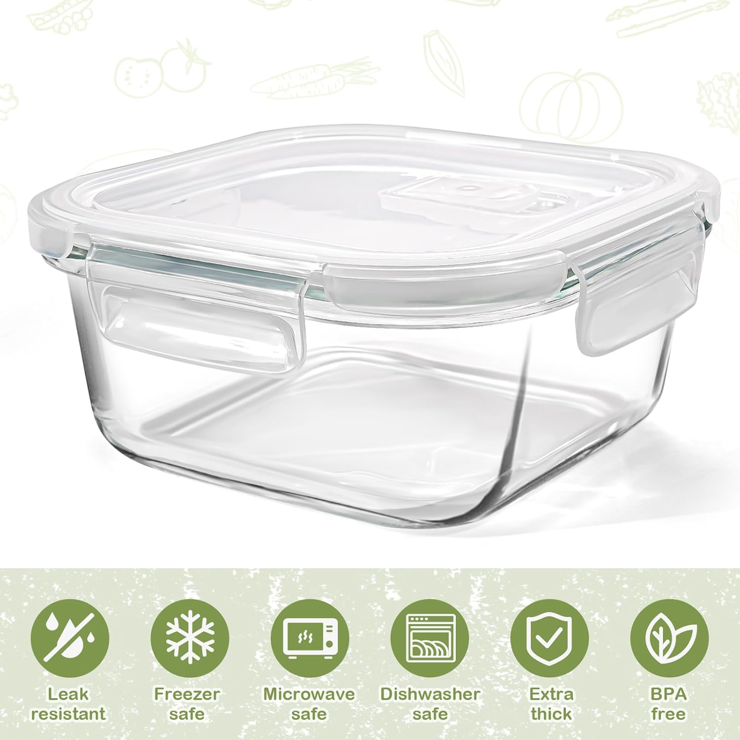 Borosilicate Glass Food Storage Containers - Image 4