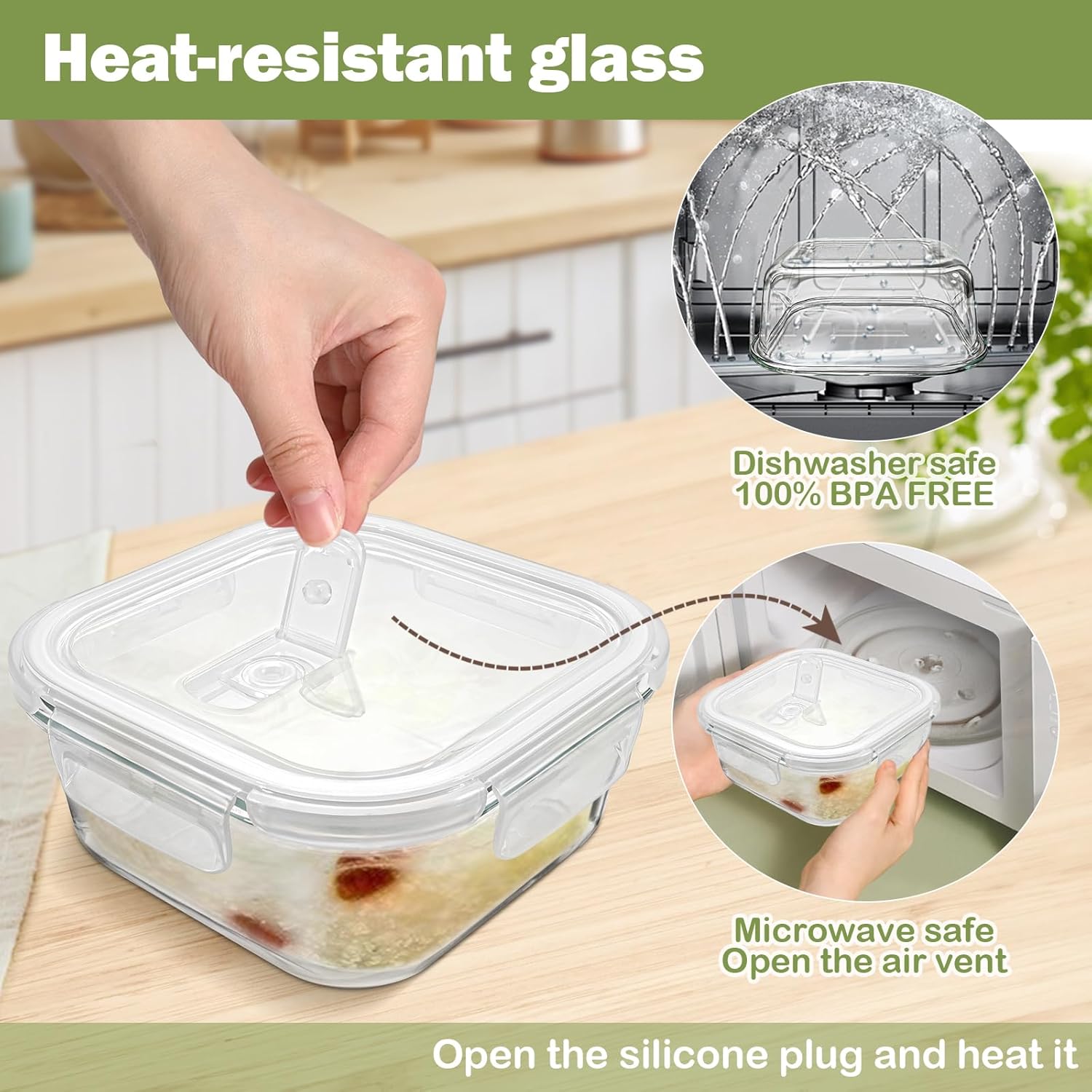 Borosilicate Glass Food Storage Containers - Image 6