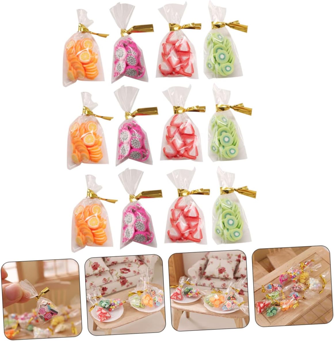 Miniature Dollhouse Snacks Set - Image 4