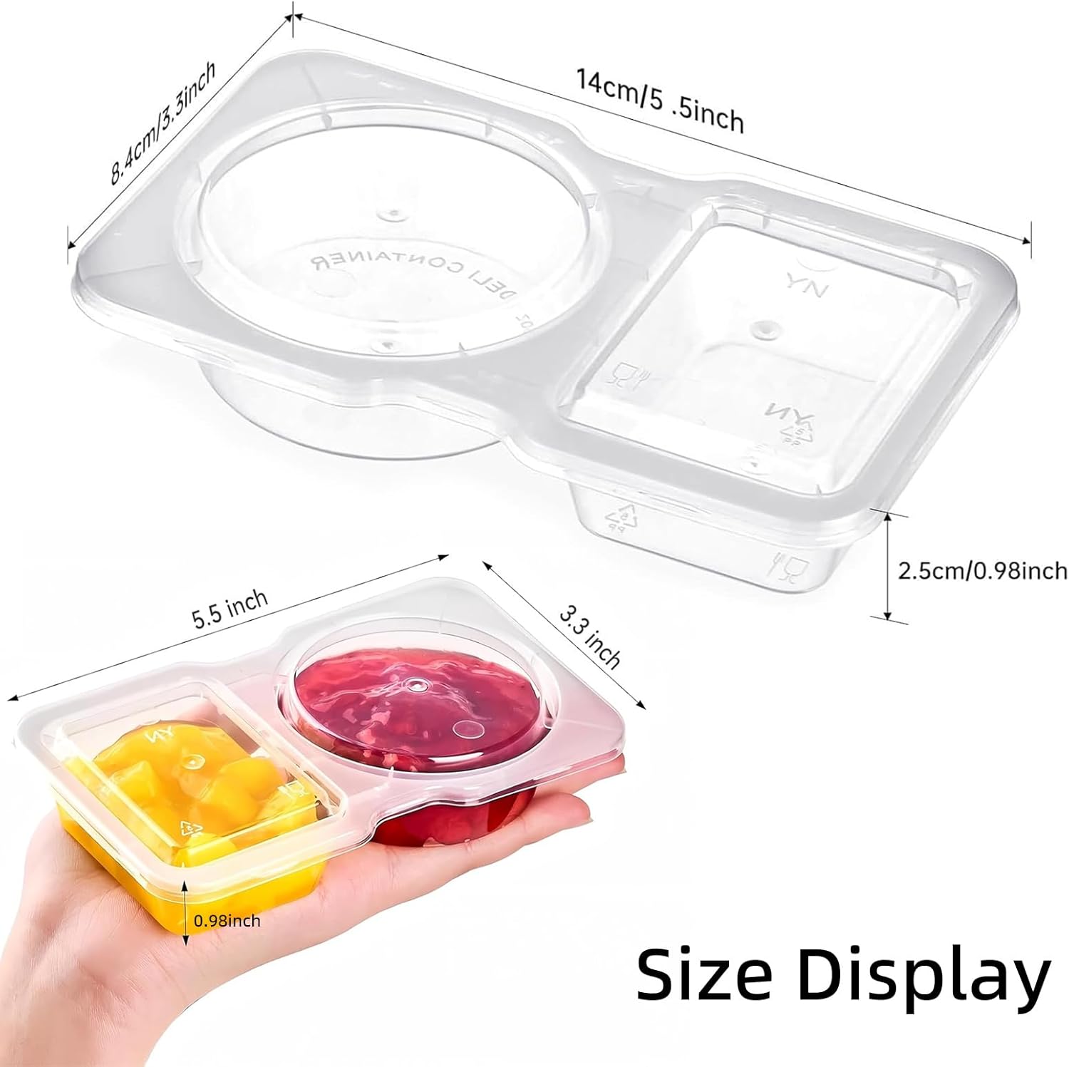 Reusable Snack Containers with Lids - Image 3