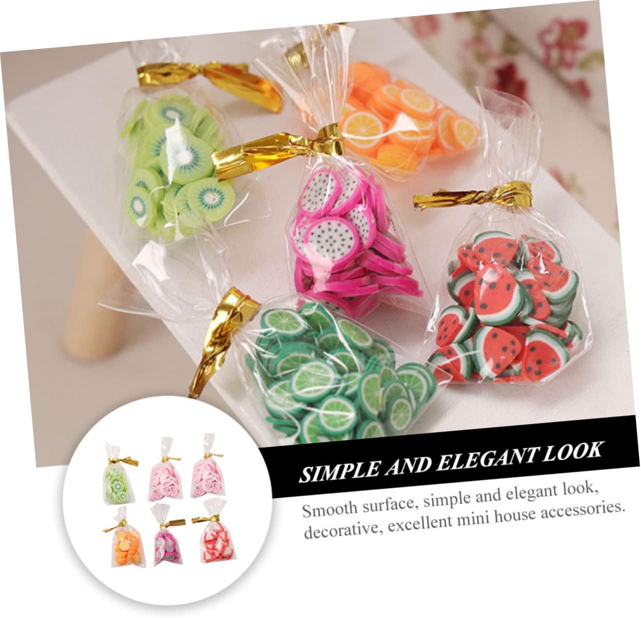 Mini Snacks Adornments Packaged Snacks Ornaments for Dollhouse Mini Food Decor - Image 9