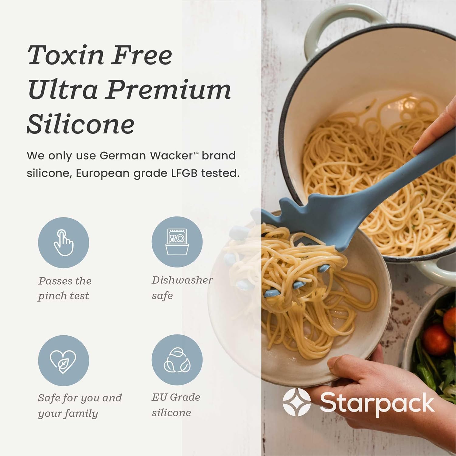 Starpack 'Like a Boss' XL Premium Silicone Cooking Utensils Set - Image 7